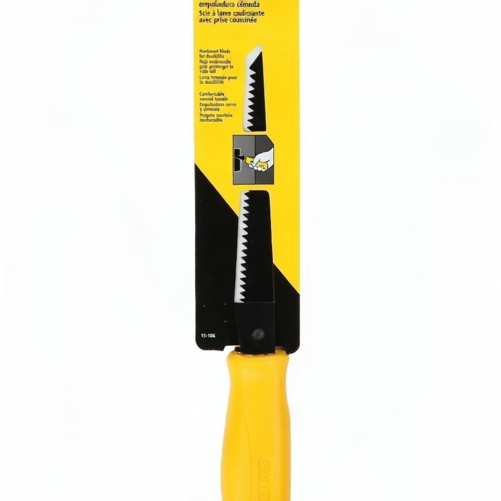 Yellow Handled Saw with Black Blade